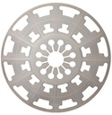 Isolatieschotel PP, Ø 140 mm. per 200