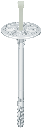 Isolatieplug PP, LTX 10 x 180 mm. per 200