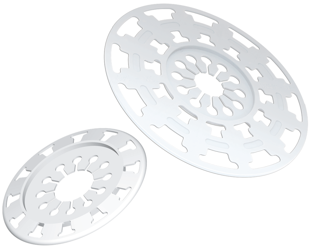Isolatieschotel PP, Ø 140 mm. per 200