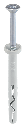 NY hammer-in plug with collar, SMNKC 6 x 40 mm. per 200