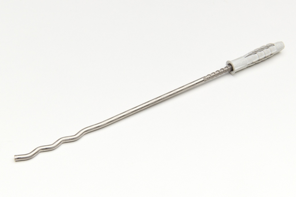 Schroefanker + universele plug RVS Dunbed 210 mm per 200