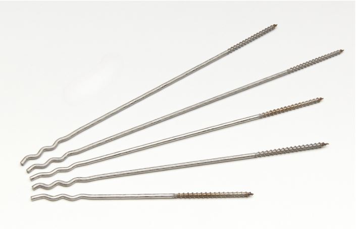 Durable, threaded multi-tie 4.3 x 320 mm par 200