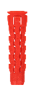 Universele plug, SFX 6 x 30 mm per 200