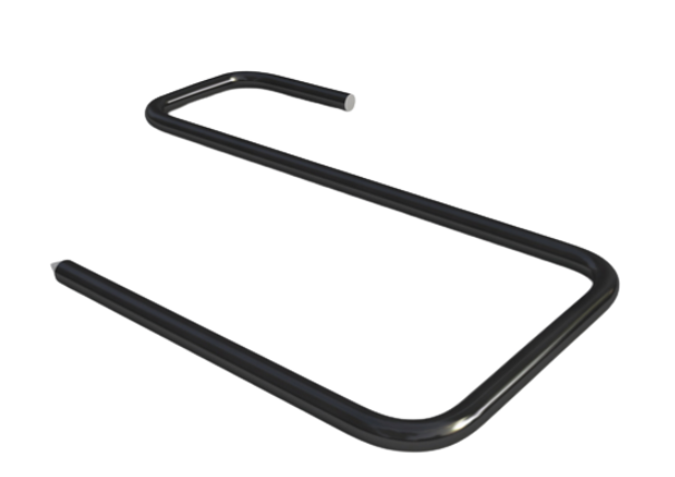 Panhaak Koramic 44 2,4 mm RVS op mousse strip per 500