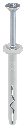 NY hammer-in plug, SMN 6 x 60 mm. per 200