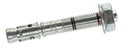 Through bolt, zinc-plated + A4 stainless steel clips, 8x95 mm per 50