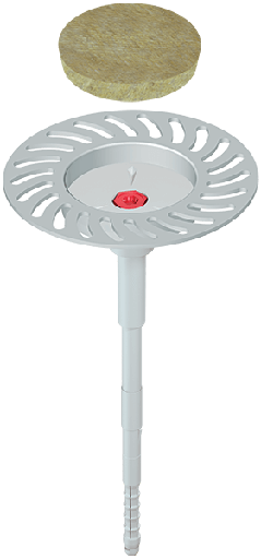 [ECODRIVE-W-08250] PA Insulating plug, ECODRIVE-W 8 x 250 mm per 50