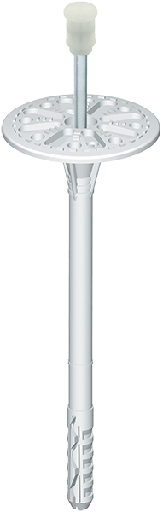 [LMX10-110] Isolatieplug PP, metalen pin, LMX 10 x 110 mm per 200