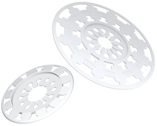[TDXP-140] Isolatieschotel PP, Ø 140 mm. per 200