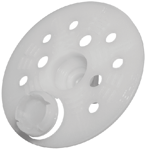 [TDPP-60] Isolatieschotel PP, Ø 60 mm. per 100