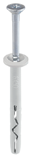 [SMNK-06-040] NY hammer-in plug, SMN 6 x 40 mm. per 200